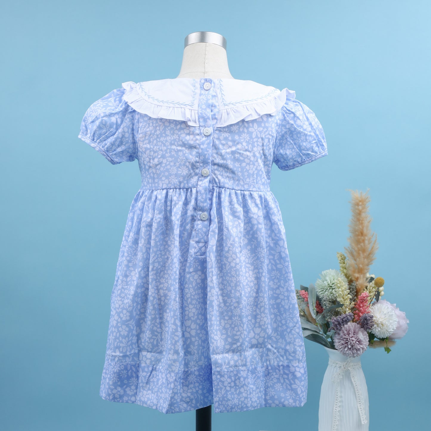 Valeria Floral Embroidery Dress