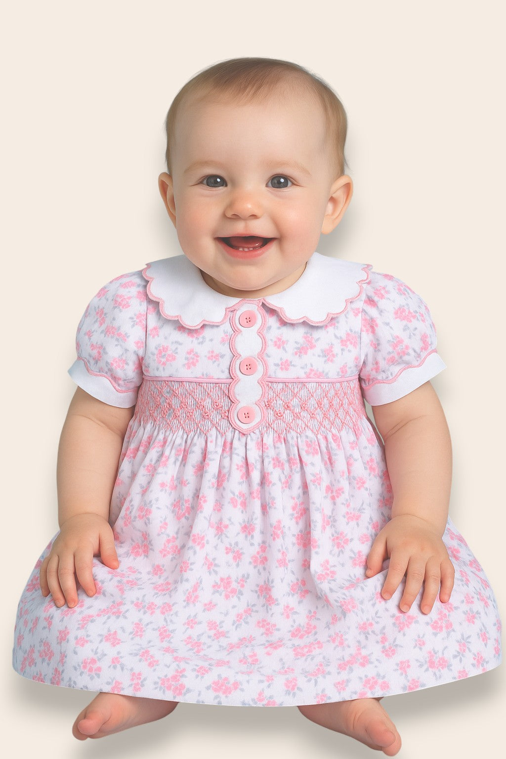 Albani Pink Floral Dress