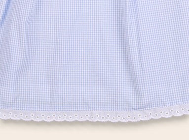 Annette Blue Embroidery Dress