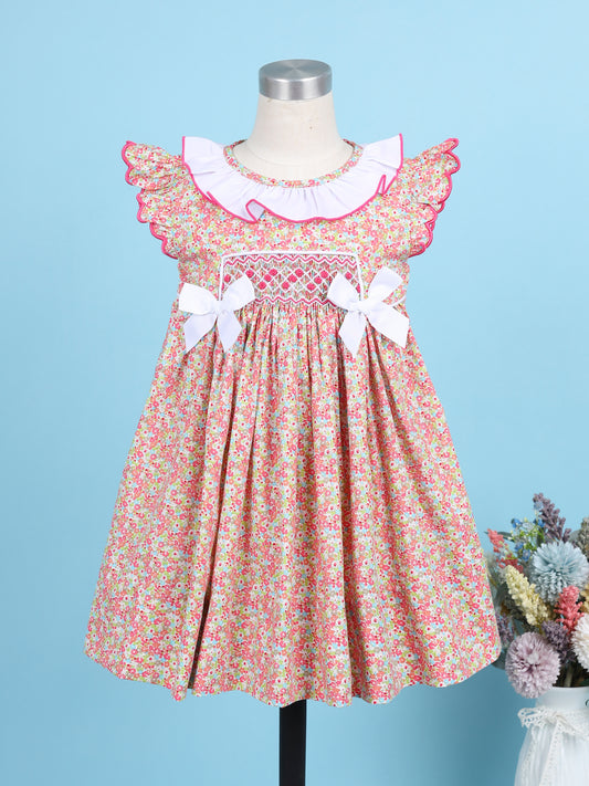 Juliette Red Floral Dress