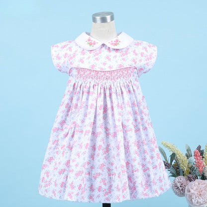 Martina Pink Floral Dress