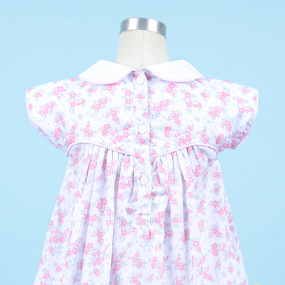 Martina Pink Floral Dress