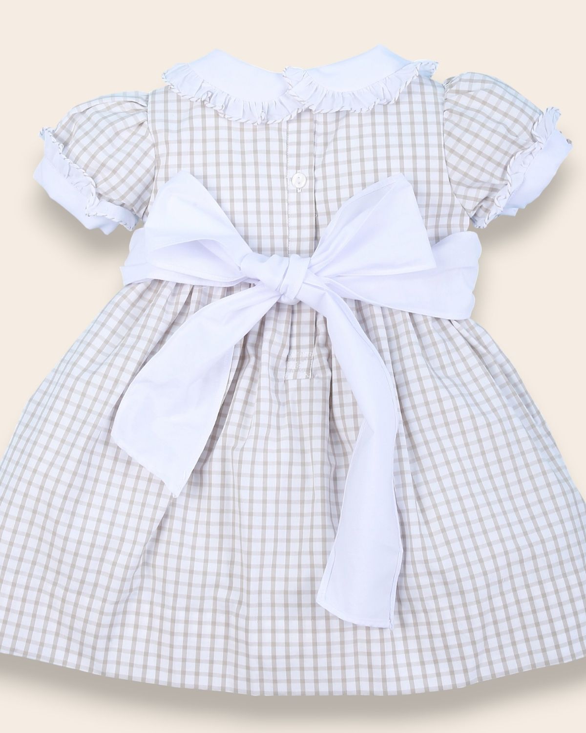 Daniela Geometric Smocked Dress