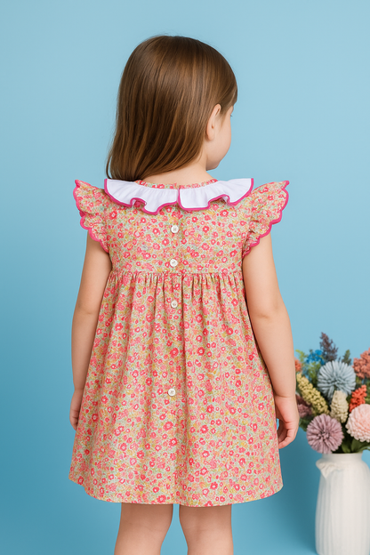 Juliette Red Floral Dress