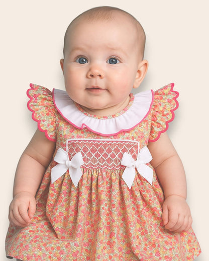 Juliette Red Floral Dress