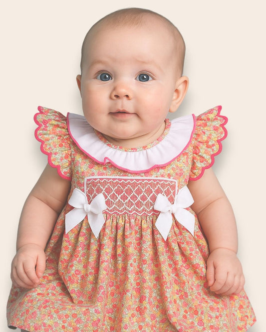 Juliette Red Floral Dress