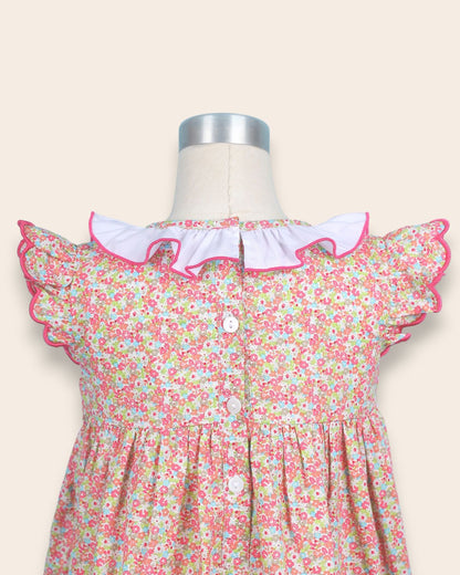 Juliette Red Floral Dress