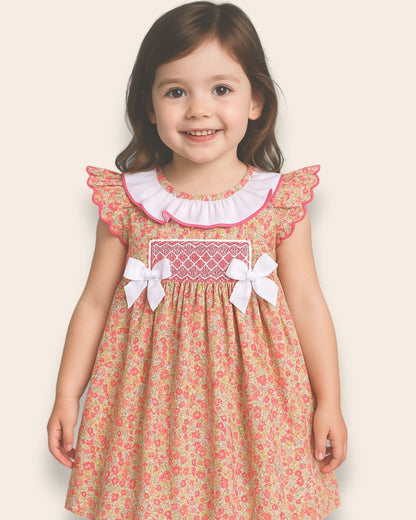 Juliette Red Floral Dress