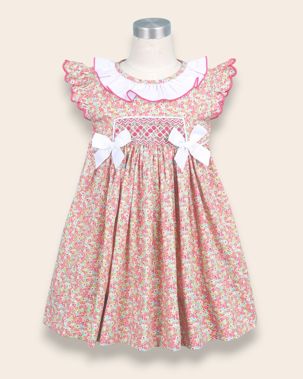 Juliette Red Floral Dress