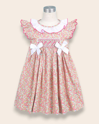 Juliette Red Floral Dress