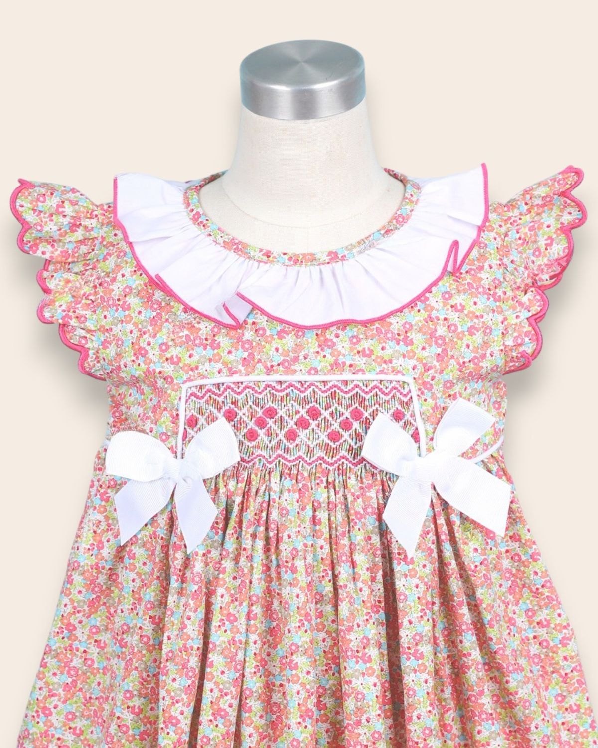 Juliette Red Floral Dress