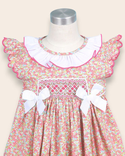 Juliette Red Floral Dress