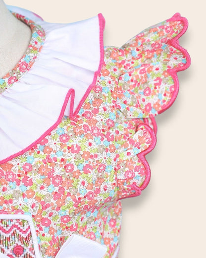 Juliette Red Floral Dress