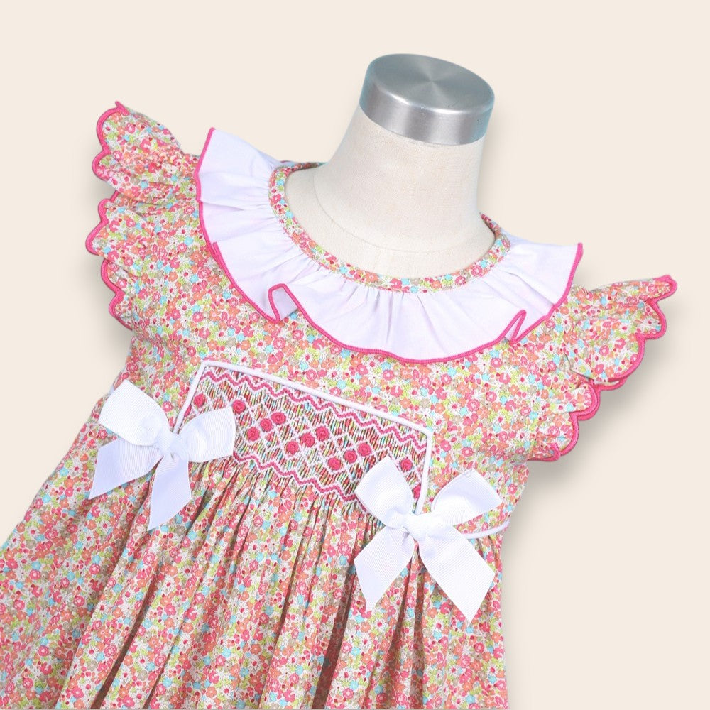 Juliette Red Floral Dress