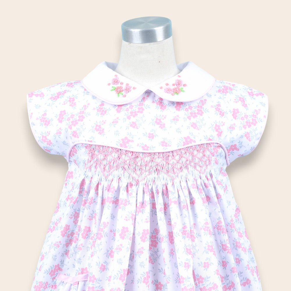 Martina Pink Floral Dress