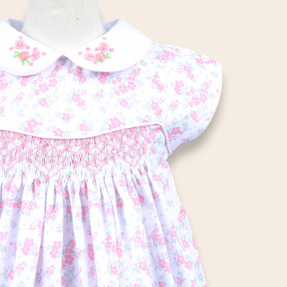 Martina Pink Floral Dress