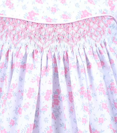 Martina Pink Floral Dress