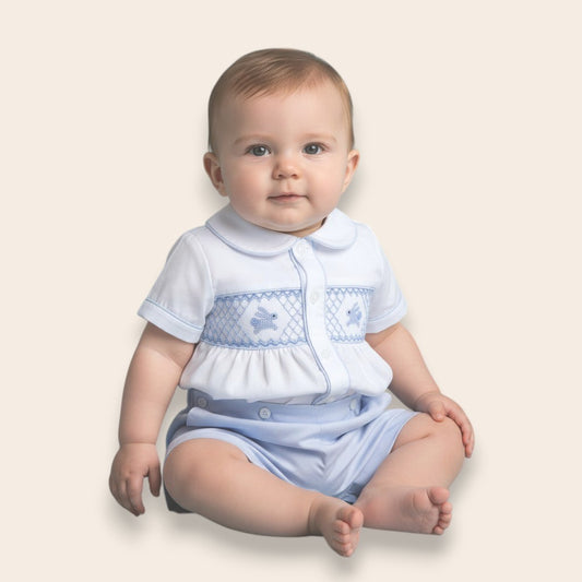 Sergio Blue Embroidery Set