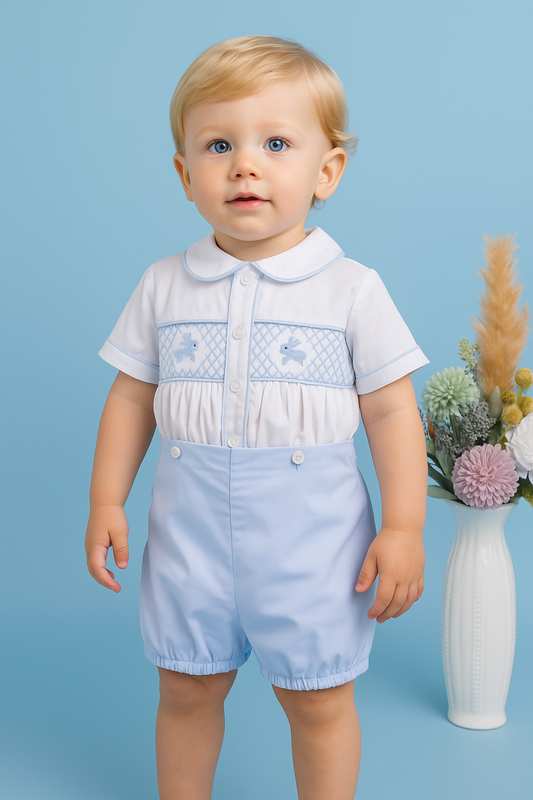 Sergio Blue Embroidery Set